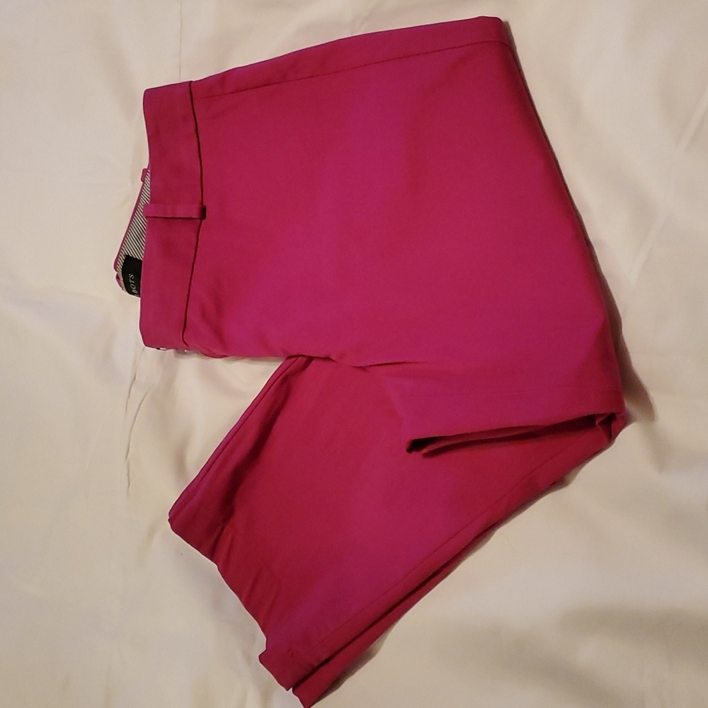 New Cropped pants by Talbots, Color Pink, Size 2p